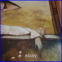 Ludmila Curilova embellished Canvas 44 x 36 stunning frame