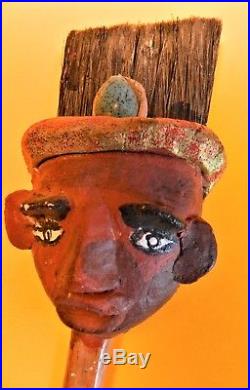 MR. IMAGINATION Chicago Afro-Amer. Folk Visionary Paint Brush Ancient King/1994