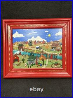 Marie Elem Original Folk Art Painting Country Living