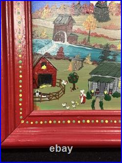 Marie Elem Original Folk Art Painting Country Living