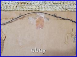 Mary Barwick Primitive Painting Picking Cotton Rocking Baby Alabama Folk Art