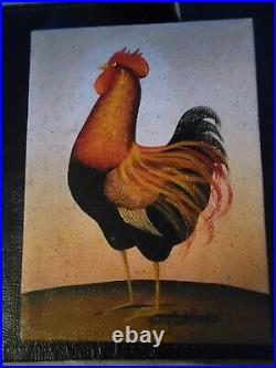 Mary Beth Baxter Original Rooster Painting