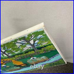 Mary Greene Original Folk Art Painting Running Joy Water Moonshine Southern