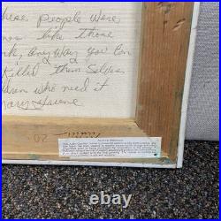 Mary Greene Original Folk Art Painting Running Joy Water Moonshine Southern