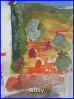 Maureen Freyne Santa Fe Folk Art Painting Canoncito Church New Mexico