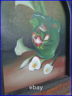 Mexican Modernism Modern Folk Art Still Life Floral Flowers Fruit Impressionism