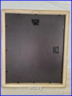 Mid-Century Outsider Art Girl in Yellow Oil on 10x12 Linoleum D. Hayden