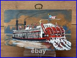 Mildred Feazel Memphis Folk Art The Sprague Mississippi River Steamboat #2429