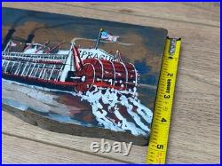 Mildred Feazel Memphis Folk Art The Sprague Mississippi River Steamboat #2429
