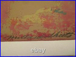 Millard Sheets Mexican Baby Sitter's L/e 55/350 Serigraph Print Signed