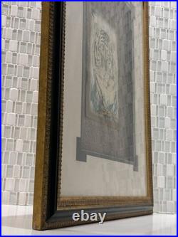 Mixed Media White Tiger Painting, Rare Art Gifts