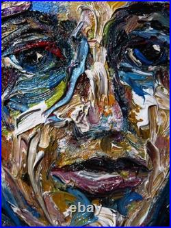 Modern Original Oil? Painting Vintage? Art Signed Portrait Female Buy For Sale Pop