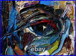 Modern Original Oil? Painting Vintage? Art Signed Portrait Female Buy For Sale Pop