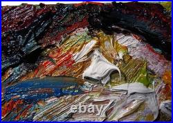 Modern Original Oil? Painting Vintage? Art Signed Portrait Female Buy For Sale Pop