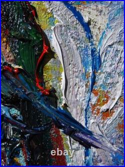 Modern Original Oil? Painting Vintage? Art Signed Portrait Female Buy For Sale Pop