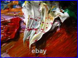 Modern Original Oil? Painting? Vintage? Impressionist? Art Actor Signed Abstract A