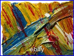 Modern Original Oil? Painting? Vintage? Impressionist? Art Actor Signed Abstract A