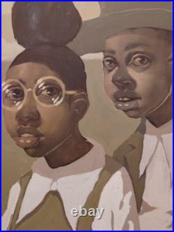 Moonlight Companions Original Oil Painting 36x24 by Leonard Maiden