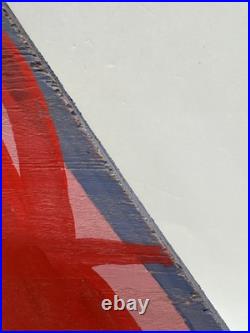 Mose Tolliver Mose T Alabama Folk Art Painting Wood Red Tico Bird 10 x 7.5