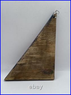 Mose Tolliver Mose T Alabama Folk Art Painting Wood Red Tico Bird 10 x 7.5