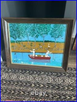 New Orleans Primitive Saints Painting By William H. Reinhart