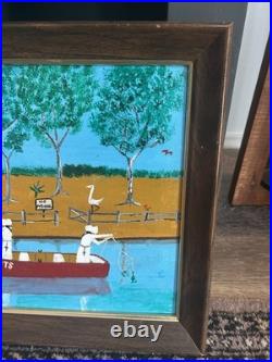 New Orleans Primitive Saints Painting By William H. Reinhart