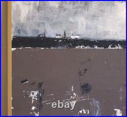 No. 691 Original Abstract Mixed Media Minimal Landscape Painting By K. A. Davis