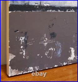 No. 691 Original Abstract Mixed Media Minimal Landscape Painting By K. A. Davis