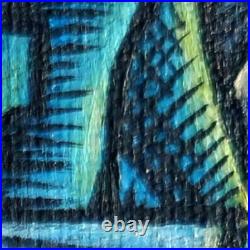 ORIGINAL ART Outsider Abstract Psychedelic Painting ETERNAL TEETH GNASHER 8x10 ORIGINAL ART Outsider Abstract Psychedelic Painting ETERNAL TEETH GNASHER 8x10