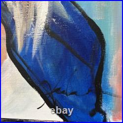 ORIGINAL That COWGIRL Ainsley HANDMADE SIGNED COLORFUL ART PAINTING COA 18x24