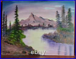 Oil On Canvas Art 18 X 24 Matonic Endeavor Signed