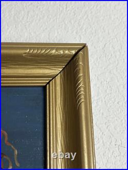 Oil on Canvas Painting of Indian Chief White Swan