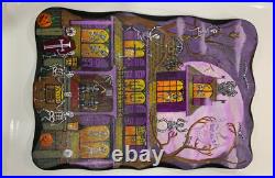 OrIgInAl FoLk ART PaInTiNg on WooD HaLLowEEn SkElEtOn MaNoR BaT CaTs MooN CoFFin OrIgInAl FoLk ART PaInTiNg on WooD HaLLowEEn SkElEtOn MaNoR BaT CaTs MooN CoFFin