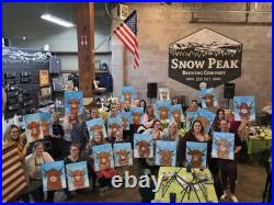 Original 12x12 Abstract Figurative Painting Expressive Modern Art by Isaksen