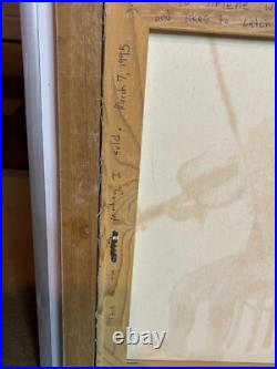 Original 90s BUTCH ANTHONY Seale AL 1995 #40th Painting Signed Folk Art Fiddler