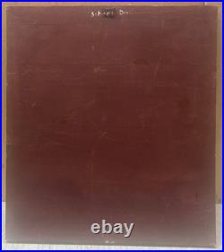 Original ANNA IGO School Days Students Playing NEW ENGLAND FOLK ART Oil Painting