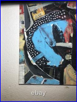 Original Abstract Modern Painting By S. Krul Acrylic On Canvas 16x20 Unframed
