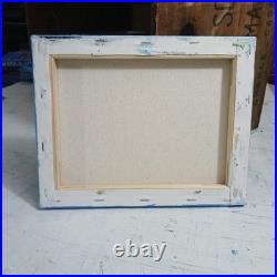 Original Acrylic Canvas Painting 8x10 Bridge of Flowers Shelburne Falls W. Smith