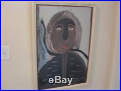 Original African American Painting by Black Folk Artist Moses Tolliver