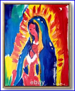 Original Art Ember of Faith 14x11 Contemporary Expressionist Painting