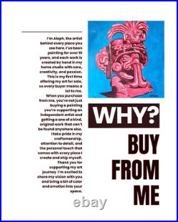 Original Art Ember of Faith 14x11 Contemporary Expressionist Painting