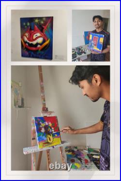 Original Art Ember of Faith 14x11 Contemporary Expressionist Painting