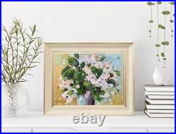 Original Art Flowers Painting Floral Painting 9 x 12 Impasto Oil Painting