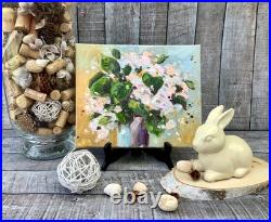 Original Art Flowers Painting Floral Painting 9 x 12 Impasto Oil Painting