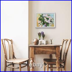Original Art Flowers Painting Floral Painting 9 x 12 Impasto Oil Painting