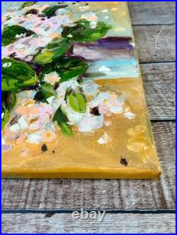 Original Art Flowers Painting Floral Painting 9 x 12 Impasto Oil Painting