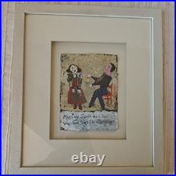 Original Art Oil Painting & Découpage Artist Barbara Olsen Patriotic Folk Art