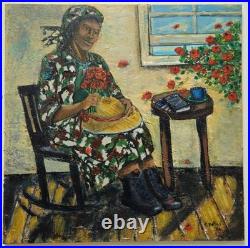 Original Art Painting, Acrylic, 16×20 Regina DeVal, Mrs. Troop Remembers
