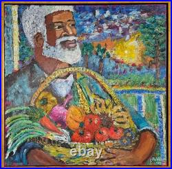 Original Art Painting, Acrylic, Medium, 20×20 Regina DeVal, and these thy gifts