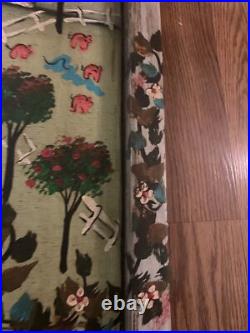 Original Bonnie Grilli Pennsylvania Folk Art Painting Wood Window Primitive Farm